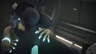 SCP MAL0 GETS RAILED AND GLAZED IN MASSIVE AMOUNTS OF CUM ANIMATED SHORT MOVIE AND ALSO SYNTH FURRY