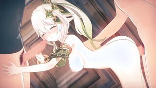 【Genshin Impact Nahida】gangbang 3D Hentai Animation.(Fingering,handjob,blowjob,sex)