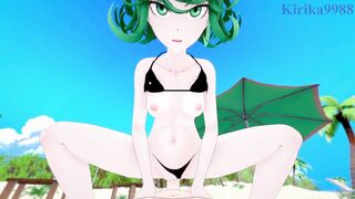 Tatsumaki and I have intense sex on the beach. - One-Punch Man Hentai