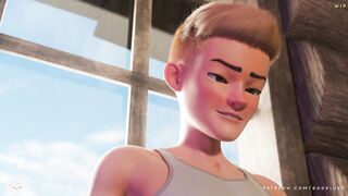 He opened my back doors for the first time - Animation [GoodLuke]