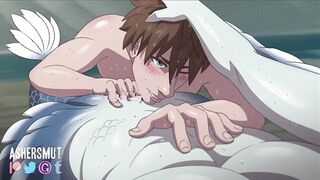 Submissive boyfriend explores your wet mermussy | Hiccup & Jack Frost ANIMATION (preview)