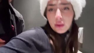 Sisi Rose public bathroom fuck in tokyo