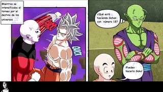 Gohan fucks Android 18 in the middle of the power tournament