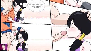 Dragon Ball Z: Goku and Videl fuck in the time chamber
