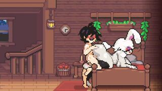 Beautiful Beast Girls Visit the Farmer at His Home (Sloppy Fields - ALL GALLERY - SEX SCENES)