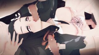 【Demon Slayer Nezuko Kamado】gangbang Animation Hentai 3D. (Kimetsu no Yaiba)