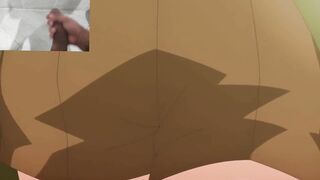 Masturbating while watching sub spanish hentai
