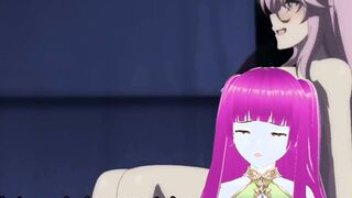 VTuber Anime Girl reacting to Redo Healer Threesome in Forest FFM
