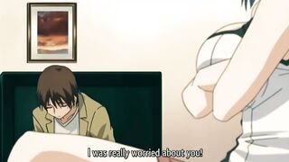 Enderly Woman with Big Ass and Hairy Pussy Likes to Ride Cock | Hentai
