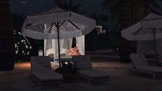 BIG TIT BLONDE BABE RIDES NERD FRIEND ON VACATION MOVIE - SIMS 4 WICKED WHIMS