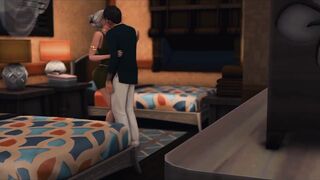 BIG TIT BLONDE BABE RIDES NERD FRIEND ON VACATION MOVIE - SIMS 4 WICKED WHIMS