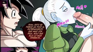 Vados trains Goku in exchange for sex - Dragon Ball Super Hentai