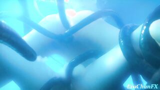 Tifa and Aerith vs 12 slimy rods