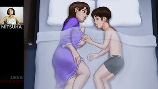 stepmom is alone in bed so I make love to her all night - SummertimeSaga