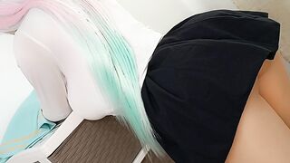 xxx My influencer stepdaughter is still a virgin with a pink pussy and very tight xxx COSPLAYER PERF