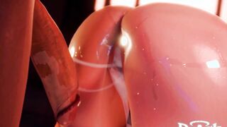 Timeskip Xiangling gets fucked in her own kitchen Genshin Impact 3D Animation Hilichurl Alt version