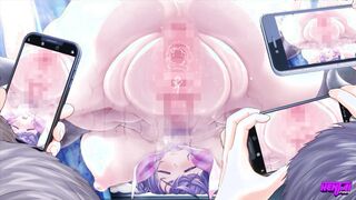 HENTAI PROS - Big Tittied Yukino Gets Her Pussy Demolished In This Steamy Gangbang