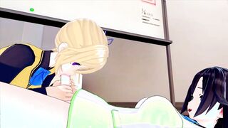 FUTA MUSAIGEN NO PHANTOM WORLD REINA IZUMI X MAI KAWAKAMI (3D HENTAI)