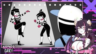 Nadira Reacts Sexy Girls Fuck Customer in Mime and Dash by Derpixon