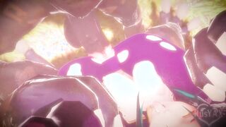 Genshin Impact - Slimes and Hilichurls - Mitachurls fuck girls from Teyvat