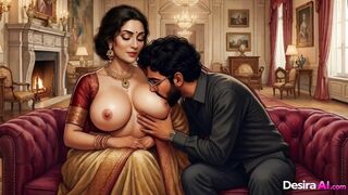Handsome Guy Fucks Uncles Beautiful Wife (AI Generated)