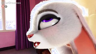 Judy Hopps from Zootopia gets fucked hard by Nick's big dick