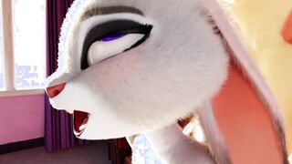 Judy Hopps from Zootopia gets fucked hard by Nick's big dick