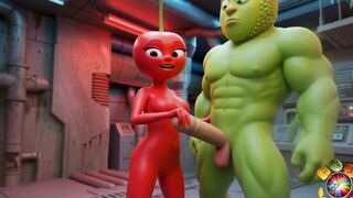 Super Jaca Fucks Perinha Hard Inside the Spaceship - Hero Porno Series Perinha Gets Destroyed by Super Jaca in the Spaceship - Superhero Sex porno