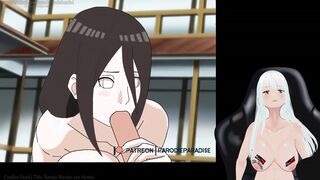Naruto fucks Hinata and Hanabi hard