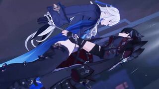 Genshin Impact - wriothesley x neuvillette - Yaoi Hentai R34