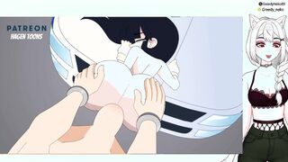 Busty Cop Audrey Seduced by Massive Dick