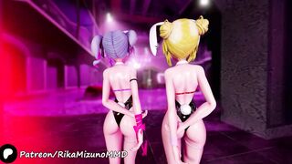 So Good To Be Bad - Hatsune Miku And Kagamine Rin (Rabbit Hole Suit Cosplay) | Interracial SEX + DANCE MMD R-18 Vocaloid HMV PMV Hentai, Cartoon