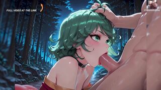 Tatsumaki Atmospheric Gentle Blowjob in the Forest, Deep Sex in Stockings, Onepunchman 4K 60fps
