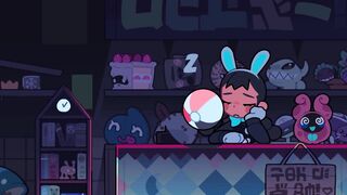 Slime Fucking the Pussy of this Hot Slut Dressed as a Bunny