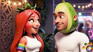 Moranguete Twerks at Funk Party with Boyfriend then Cheats with Pineapple Prince Cheats on Pineapple King at Baile Funk Funk Dance Gone Wild porno