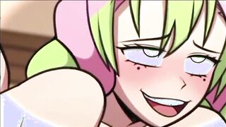 REACTING anime Demon Slayer sex Two hot women