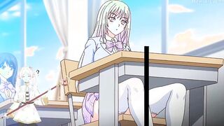A horny, lascivious girl seducing her teacher - Hentai