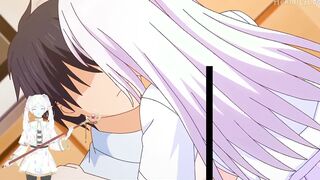 A horny, lascivious girl seducing her teacher - Hentai