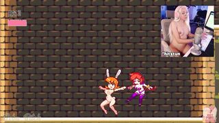 Twitch Streamer Girl Plays Futa Fucking Succubus Hentai Game (Succubus Offensive by Hot Pink Games)