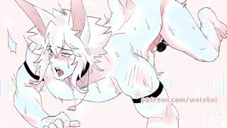 Overstimulate Your Boyfriend Until He Barks. Loud Vocal Male Moaning and Cute Whimpering for Clear Skin