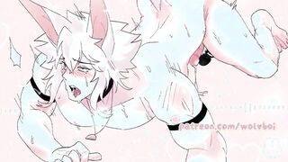 Overstimulate Your Boyfriend Until He Barks. Loud Vocal Male Moaning and Cute Whimpering for Clear Skin