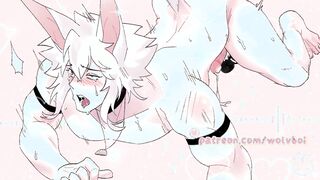 Overstimulate Your Boyfriend Until He Barks. Loud Vocal Male Moaning and Cute Whimpering for Clear Skin