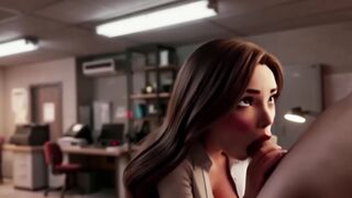 Copy Room Slut - Horny office girl gets fucked in the copy room
