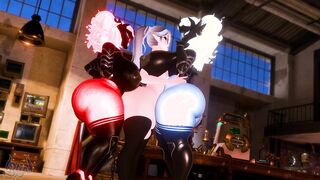 Warframe Ember on Futa Threesome - Fansly Preview - VRChat ERP