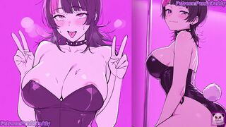 Jujutsu Kaisen Bunny Suit Hentai - Big Tits Hoshi Kirara Bunny Suit Blow job for her boss by PandaDaddy