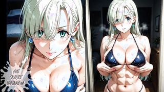 Nanatsu no Taizai : ELIZABETH & DIANE WANT ALL YOUR CUM INSIDE!! (HENTAI ANIMATION COMPILATION) - ASMR/JOI