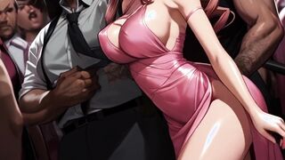 Watch Spicy Toons: Aerith In A Mosh Pit