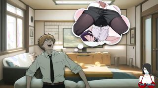 Living With Chainsaw Denji Sex With Makima , Power , Reze And Himeno | Chainsaw Man