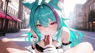 Genshin Impact. Hard Anal Sex in Public.