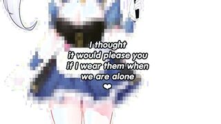 Ayaka uses beta chip to save your relationships (soft femdom, censored, foot fetish, humiliation)